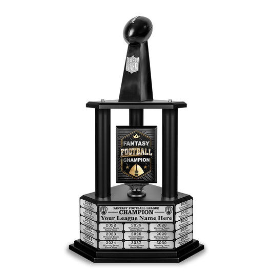 26"-56" Replica Fantasy Trophy- Black - Perpetual Base