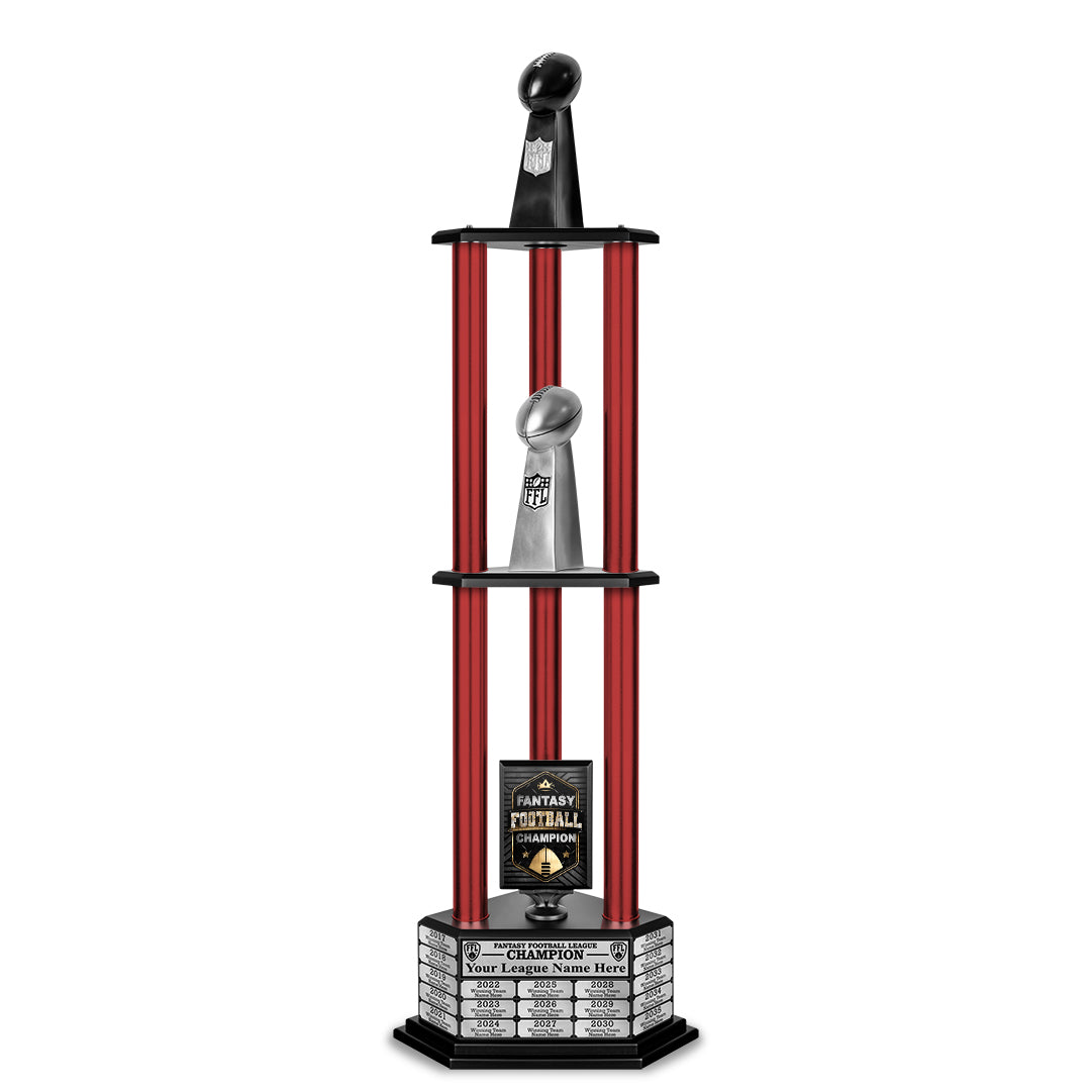 26"-56" Replica Fantasy Trophy- Black - Perpetual Base