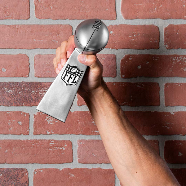 9" Fantasy Football Replica Trophy Silver Fantasy Champs