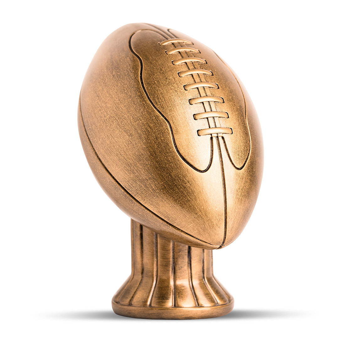 Antique Gold Football Topper