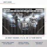 2024 NFL Superstar Fantasy Football Draft Board Kit - 12, 10, 8 team