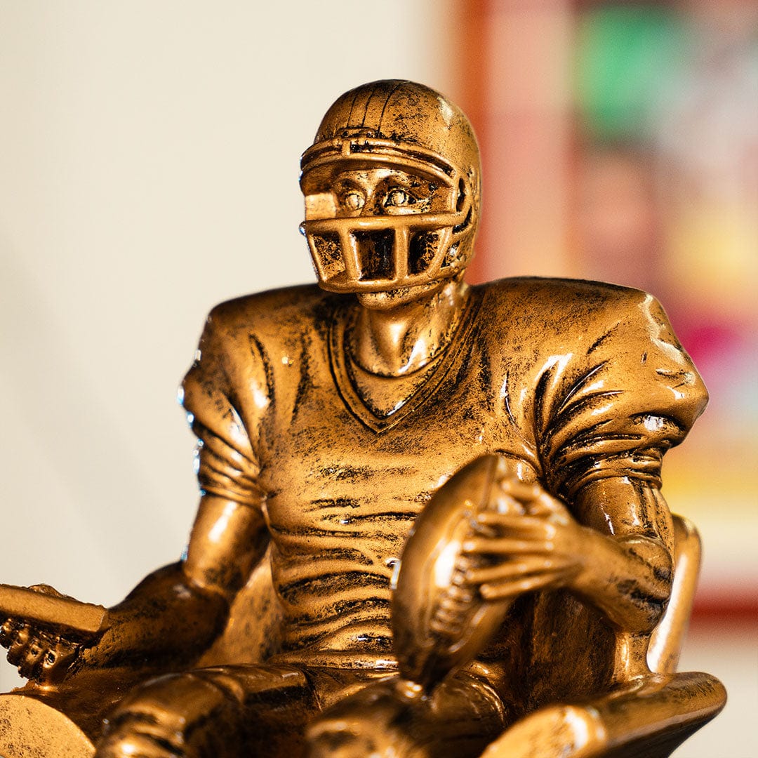 TrophySmack 15" Perpetual Fantasy Football Trophy - Golden Player