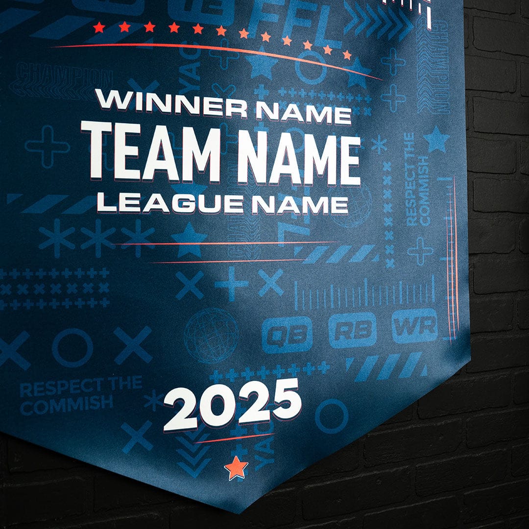 TrophySmack Fantasy Football XL Custom Banner - Modern