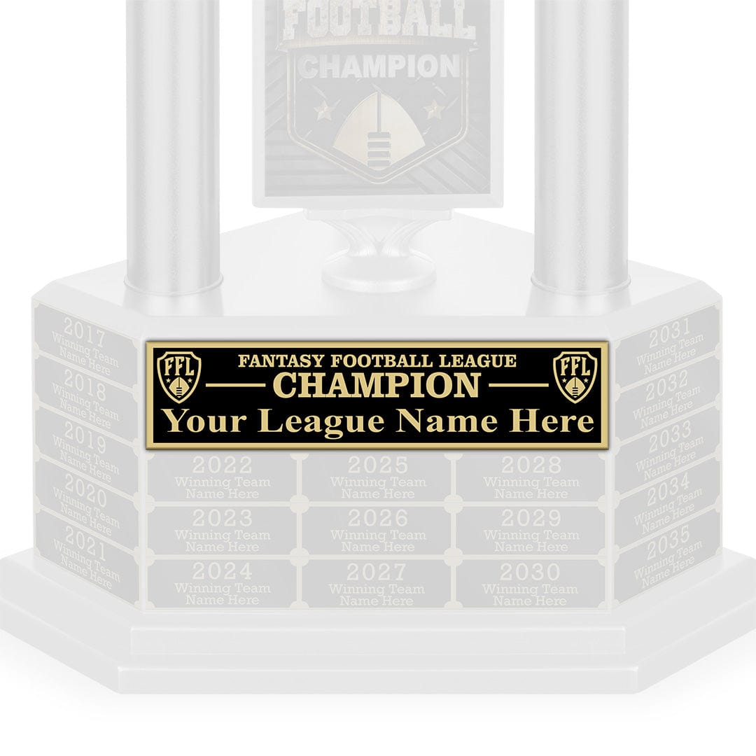 Perpetual League Plate - Black / Gold