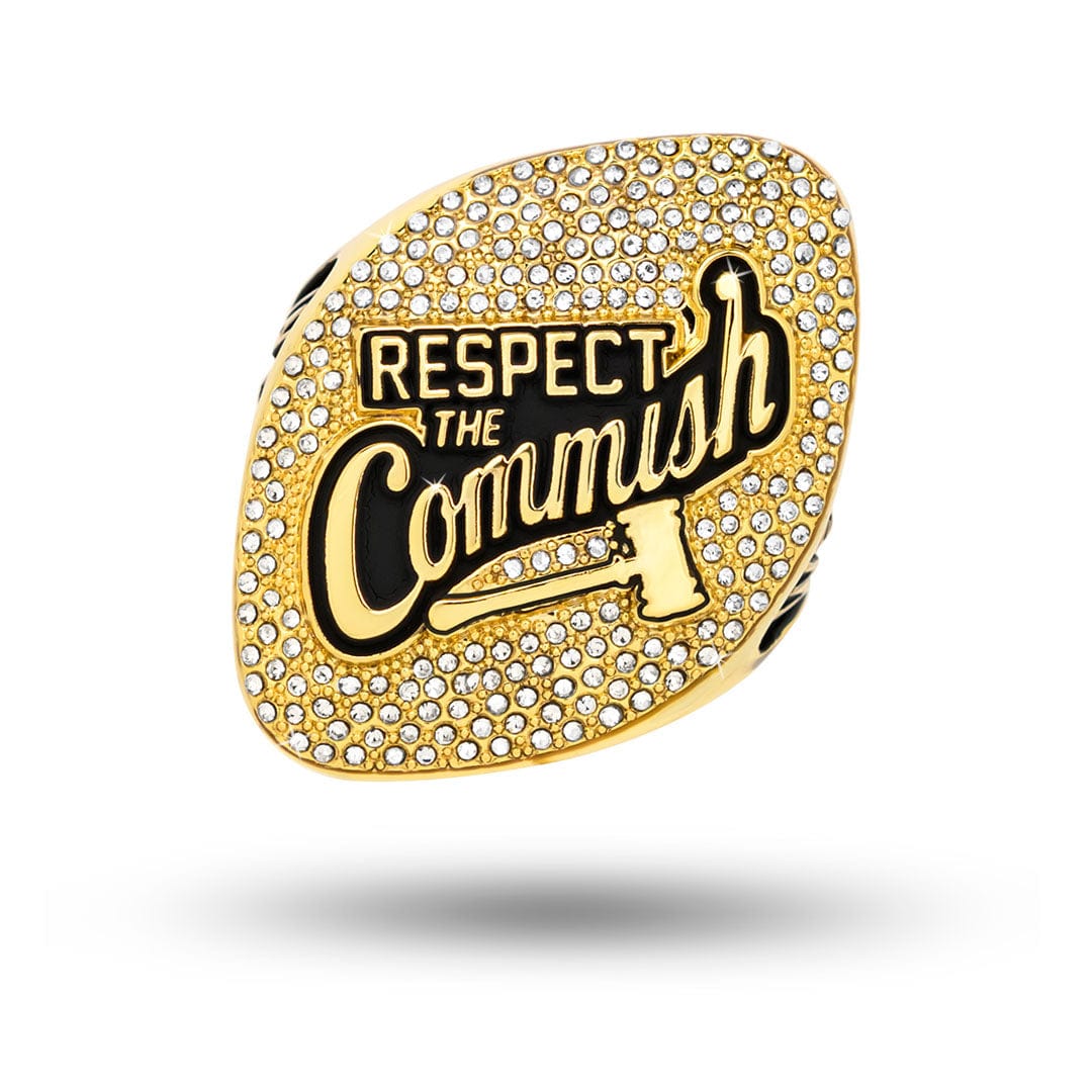 TrophySmack Respect the Commish Ring