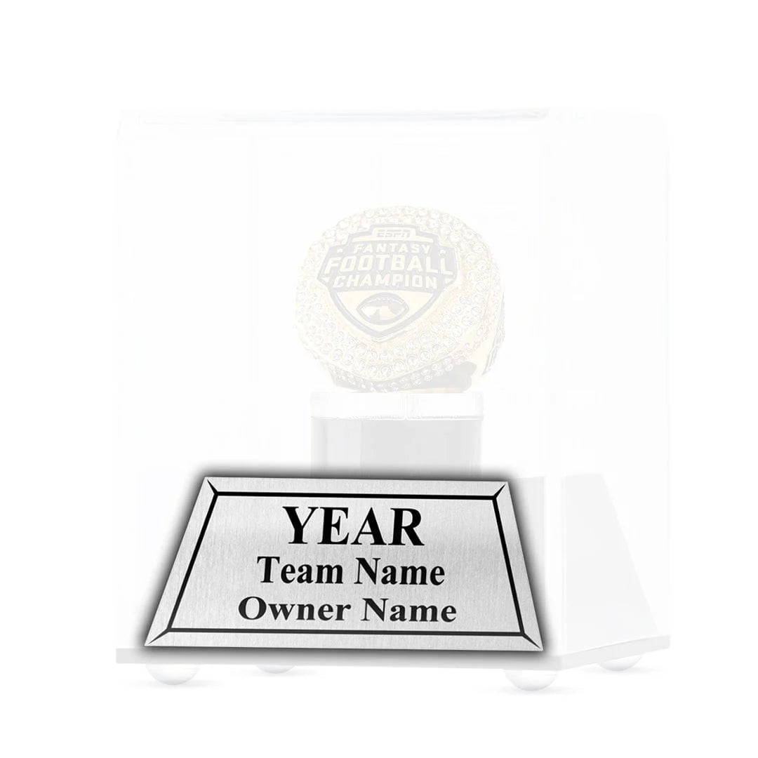 Ring Case Engraved Plate