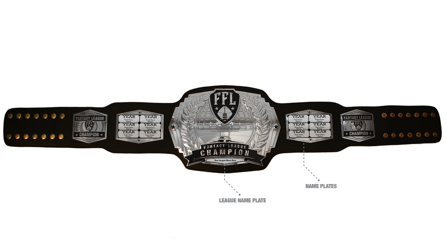 Fantasy Football Championship Belt - Silver