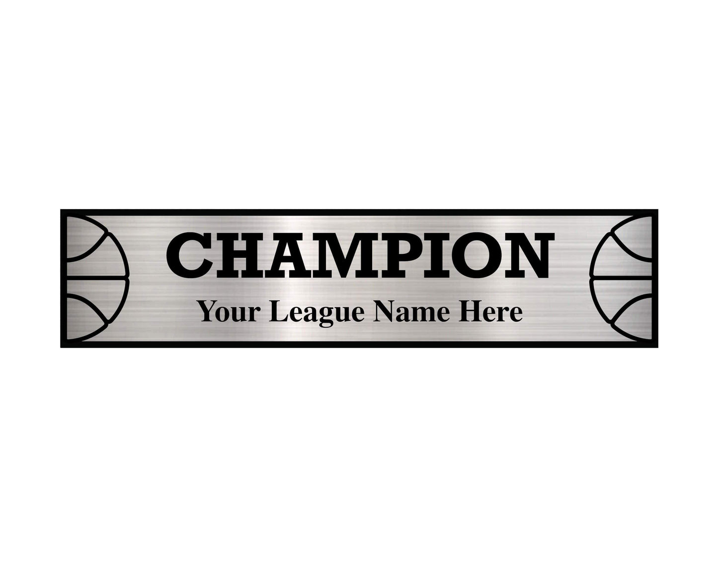 TrophySmack 3 Column Basketball / Fantasy Basketball League Plate