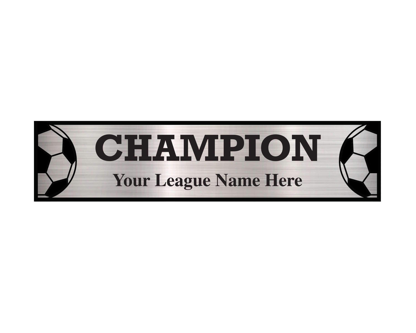 TrophySmack 3 Column Soccer / Fantasy Soccer League Plate