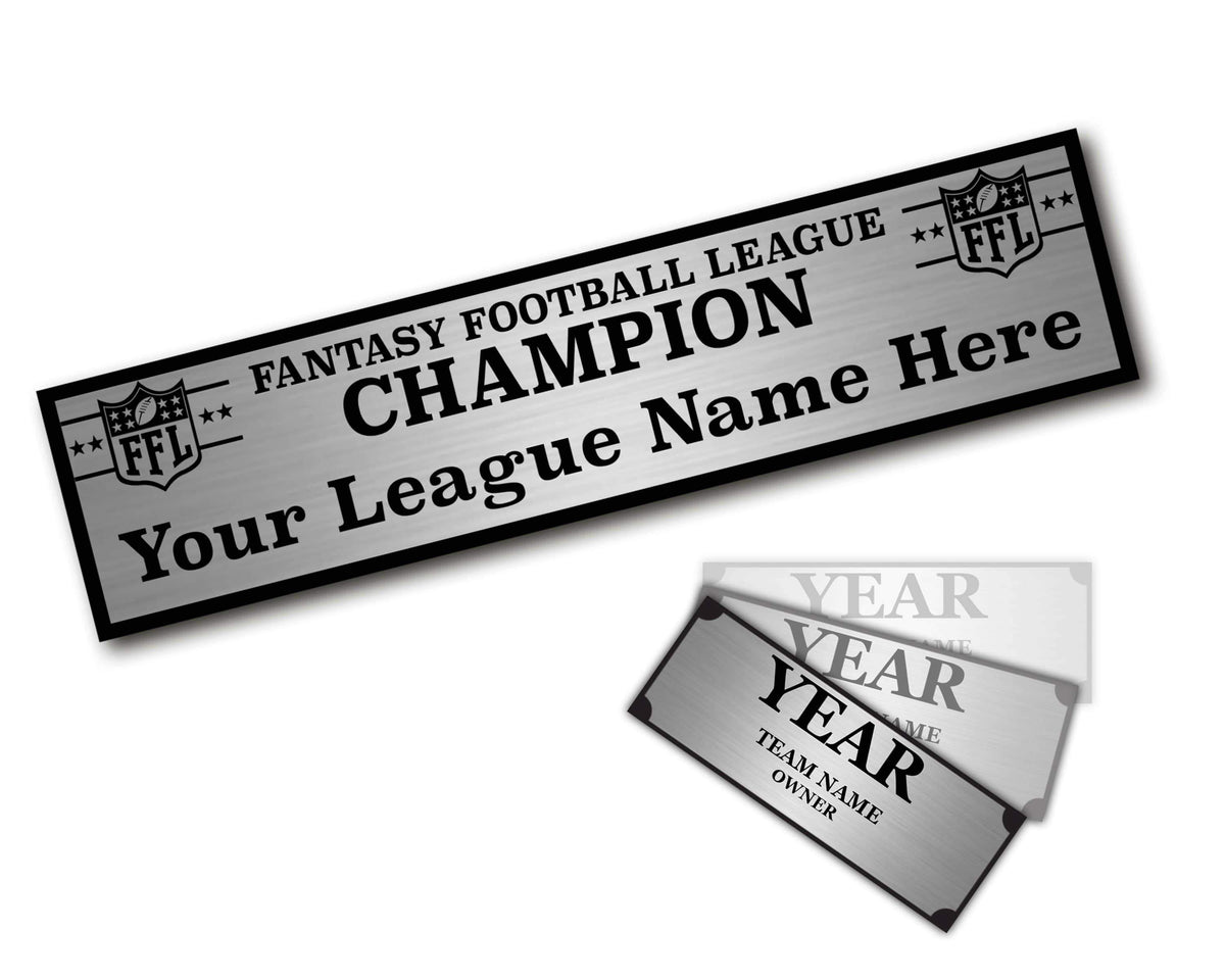 Perpetual Trophy Engravings - Fantasy Football - Silver