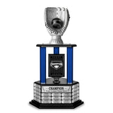 26-36” Silver Baseball Trophy