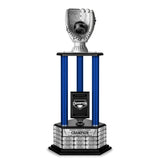 26-36” Silver Baseball Trophy