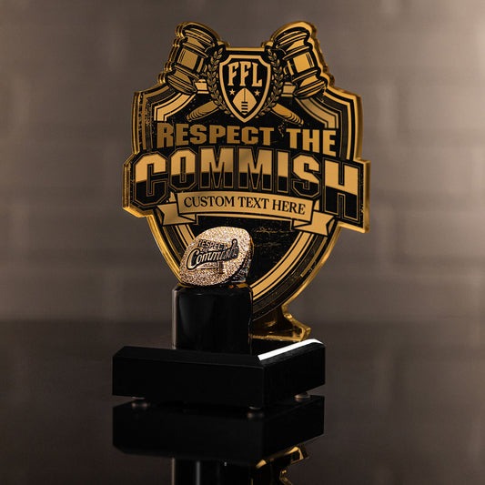 7" Commish Championship Ring Display Bundle