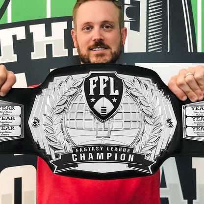 Fantasy Football Championship Belt - Silver