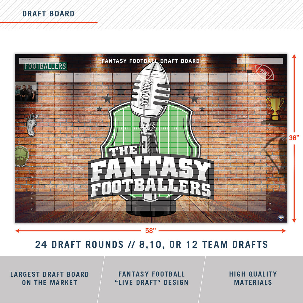 nfl fantasy football draft board
