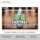 2023 Fantasy Footballers Draft Board Kit- 12, 10, 8 team
