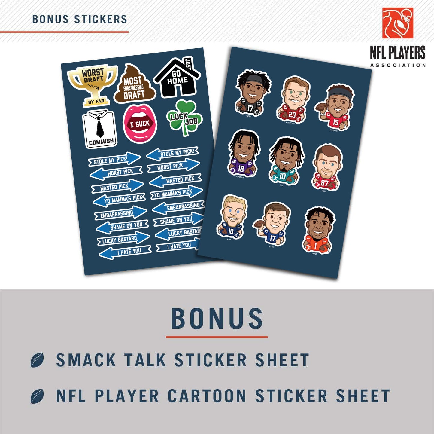 2024 NFL Superstar Fantasy Football Draft Board Kit - 12, 10, 8 team