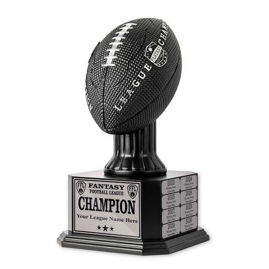 15" Fantasy Football Trophy – Black