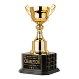 15" Perpetual Fantasy Football Trophy -  Gold Cup