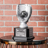 15" Perpetual Fantasy Baseball Trophy – Silver