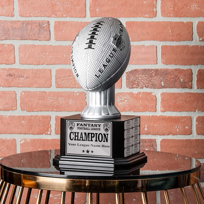 15" Fantasy Football Trophy– Silver