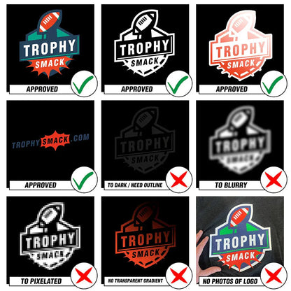 TrophySmack 13" Ultimate Custom Logo Trophy