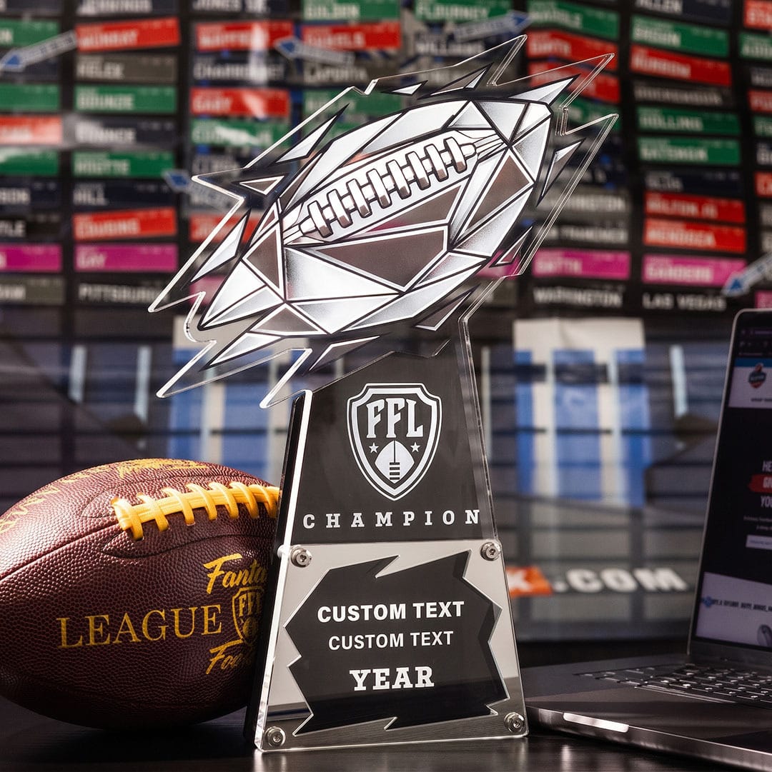 TrophySmack 16.5" FFL Champ Custom Acrylic Award