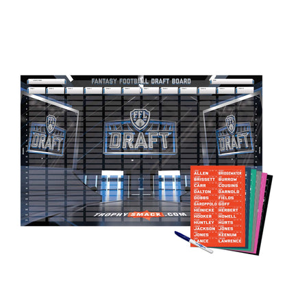2026 Fantasy Football Draft Board “Live Draft” Edition - 12, 10, 8 Team