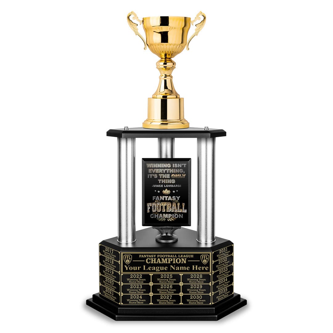 26-56” Fantasy Football Gold Cup Trophy - TrophySmack! – Fantasy