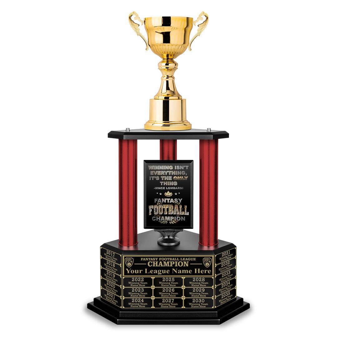 26-56” Fantasy Football Gold Cup Trophy - TrophySmack! – Fantasy