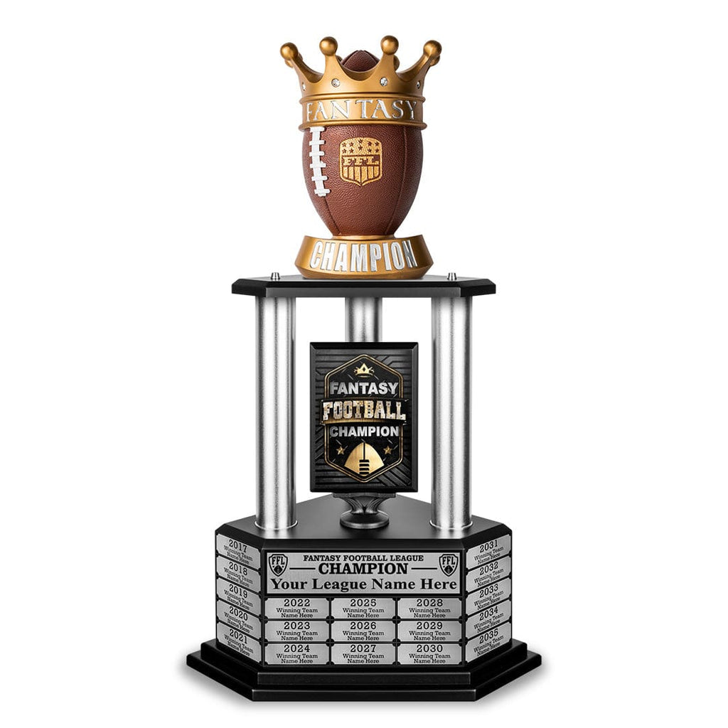 26"-56” Fantasy Football Golden Crown Trophy