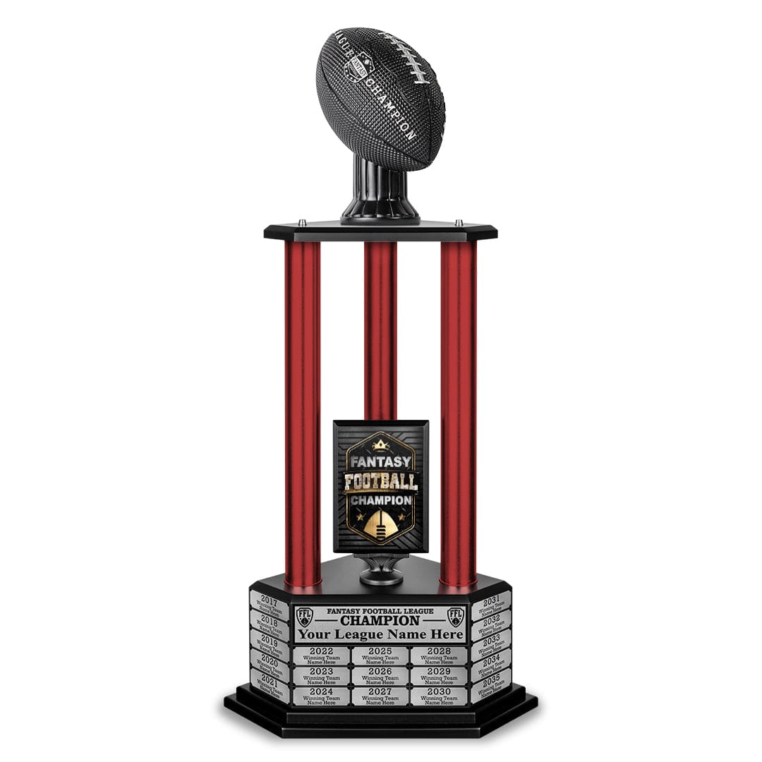 26"-56" Football Trophy- Black - Perpetual Base