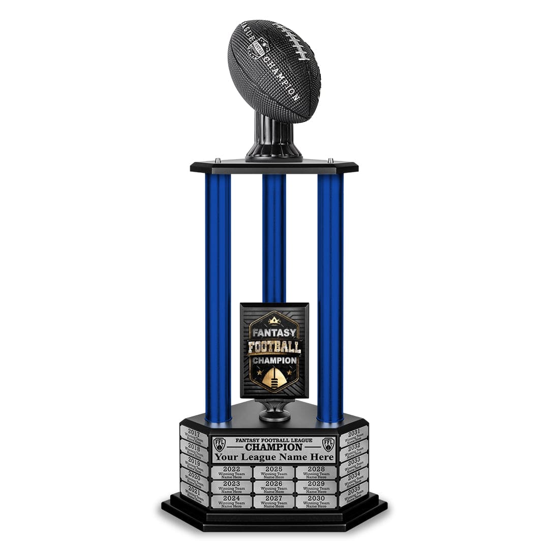 26"-56" Football Trophy- Black - Perpetual Base