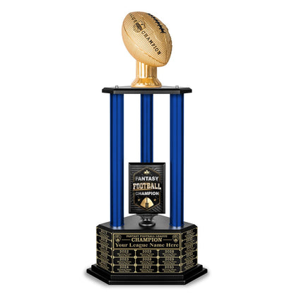 26"-56" Football Trophy- Gold - Perpetual Base