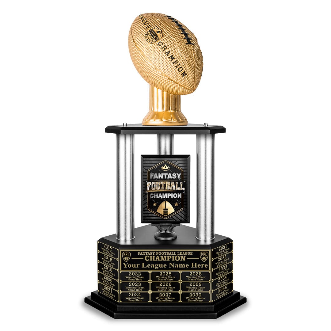 26"-56" Football Trophy- Gold - Perpetual Base