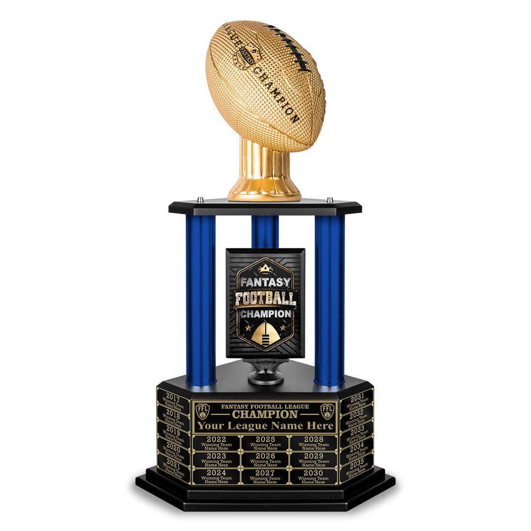 26"-56" Football Trophy- Gold - Perpetual Base