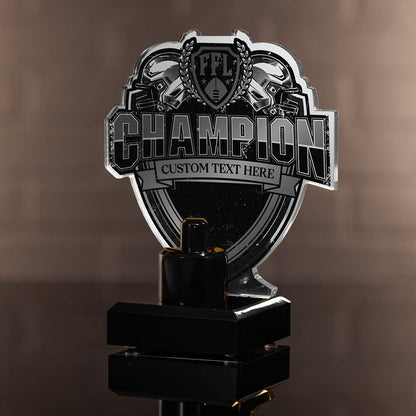 TrophySmack 7" Fantasy Football Championship Ring Display