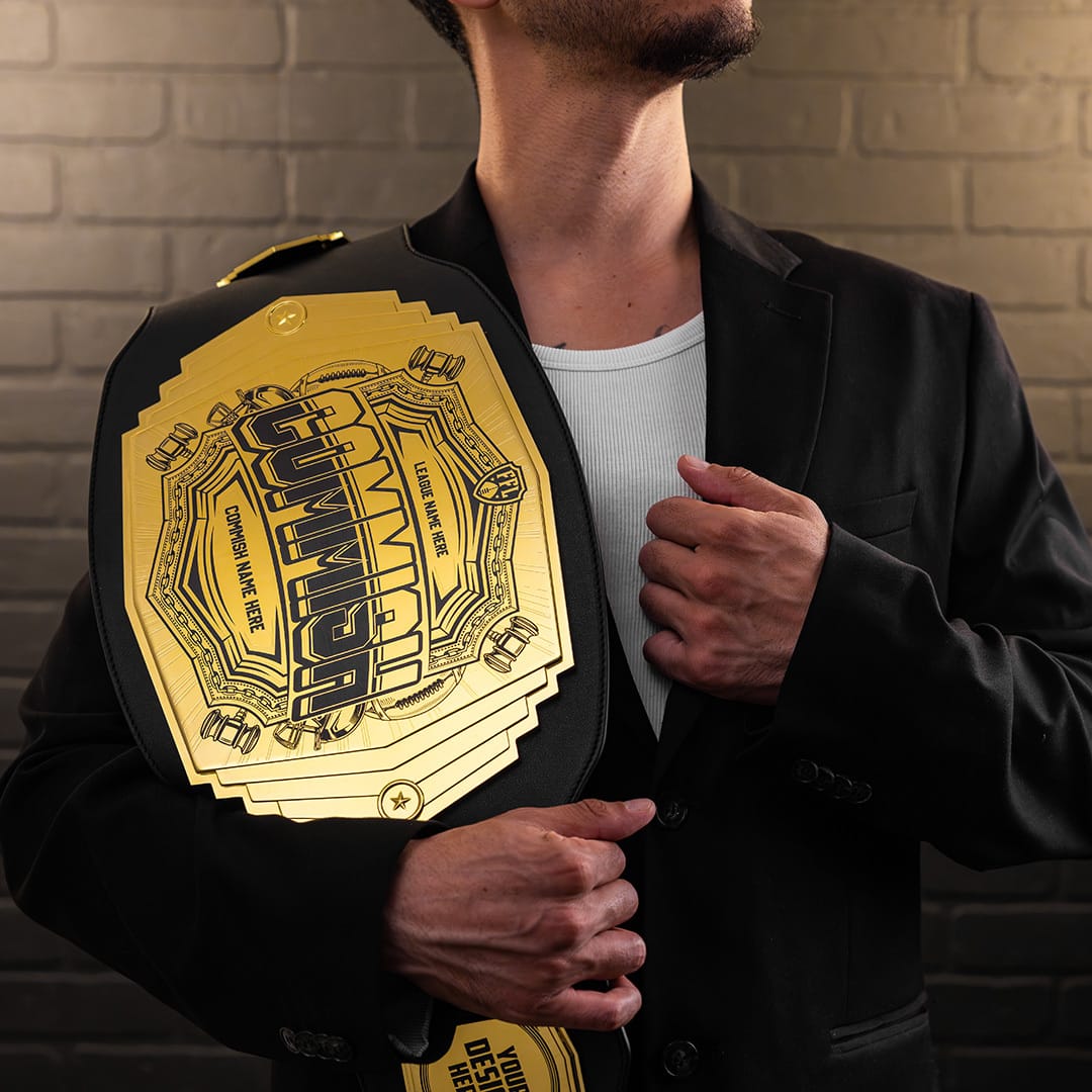 TrophySmack Commish 6lb Fantasy Football Custom Championship Belt