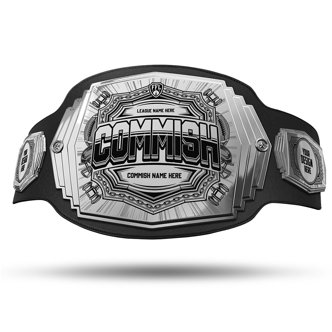 TrophySmack Commish 6lb Fantasy Football Custom Championship Belt