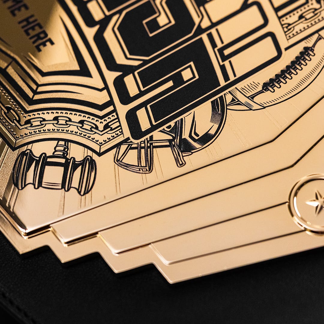 TrophySmack Commish 6lb Fantasy Football Custom Championship Belt