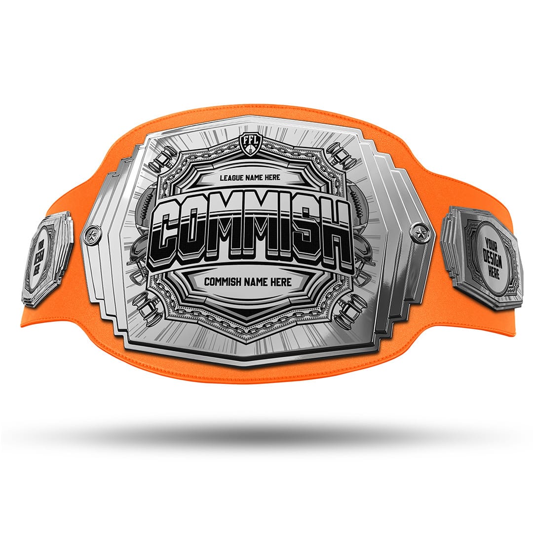 TrophySmack Commish 6lb Fantasy Football Custom Championship Belt