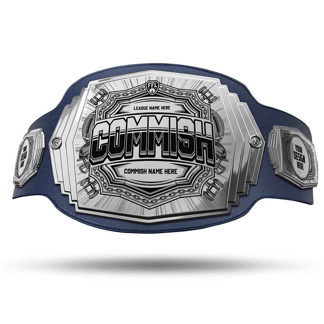 TrophySmack Commish 6lb Fantasy Football Custom Championship Belt