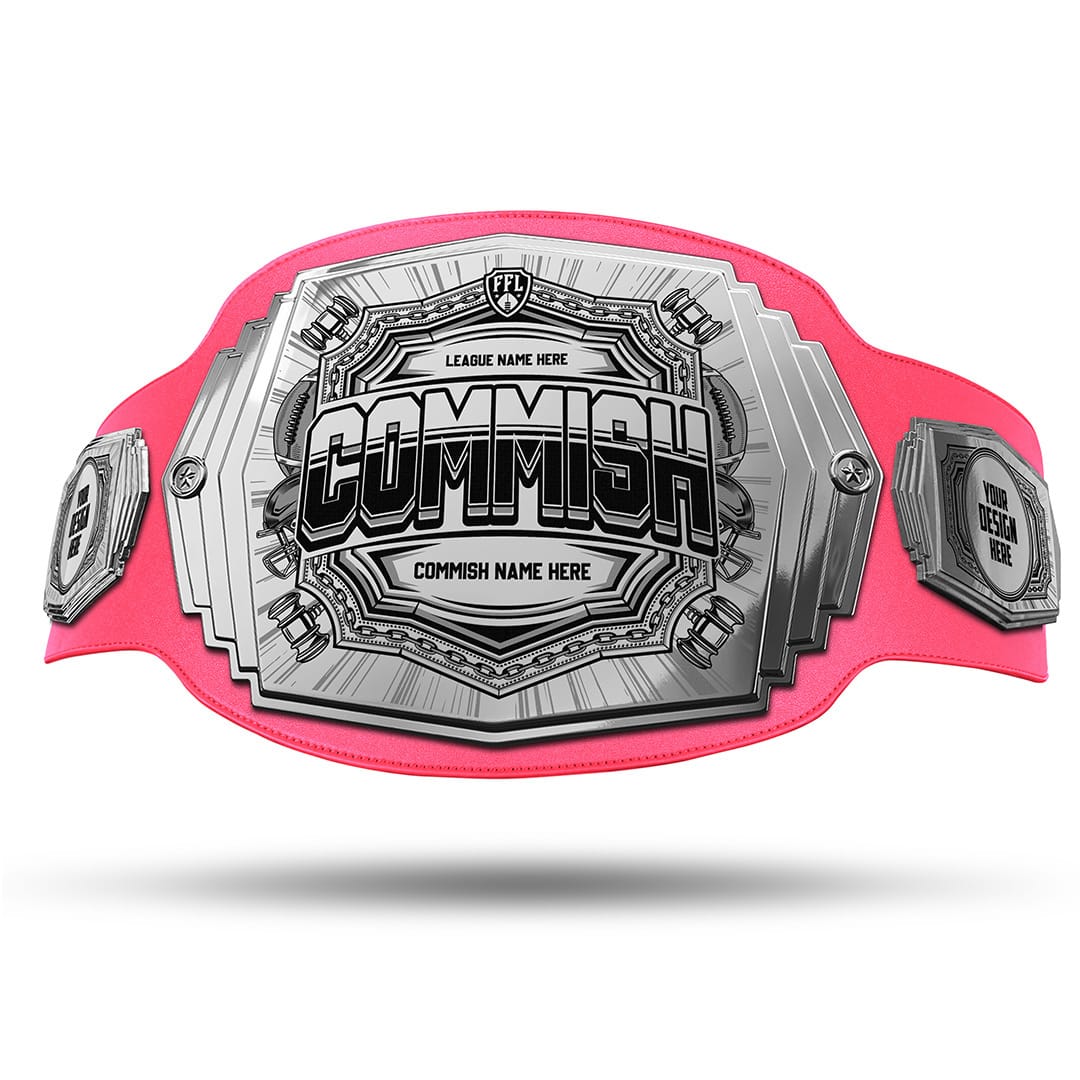 TrophySmack Commish 6lb Fantasy Football Custom Championship Belt