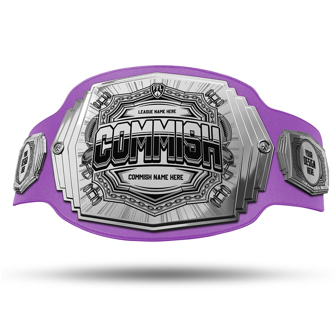 TrophySmack Commish 6lb Fantasy Football Custom Championship Belt