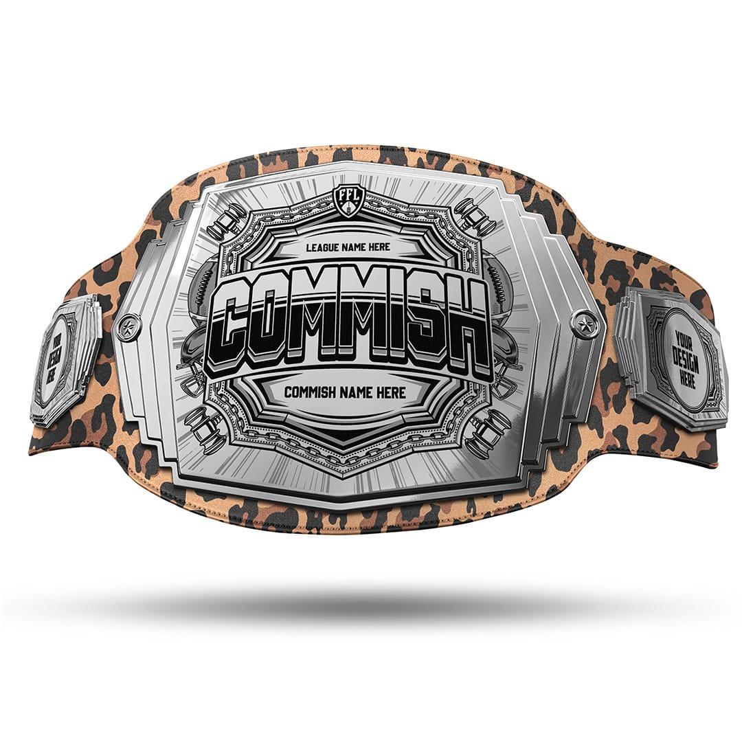 TrophySmack Commish 6lb Fantasy Football Custom Championship Belt