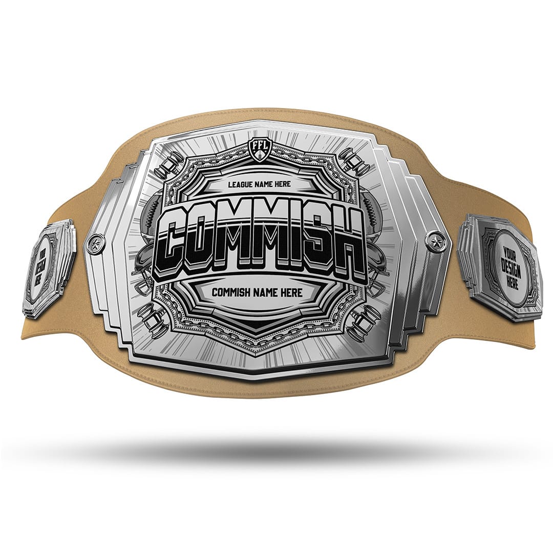 TrophySmack Commish 6lb Fantasy Football Custom Championship Belt