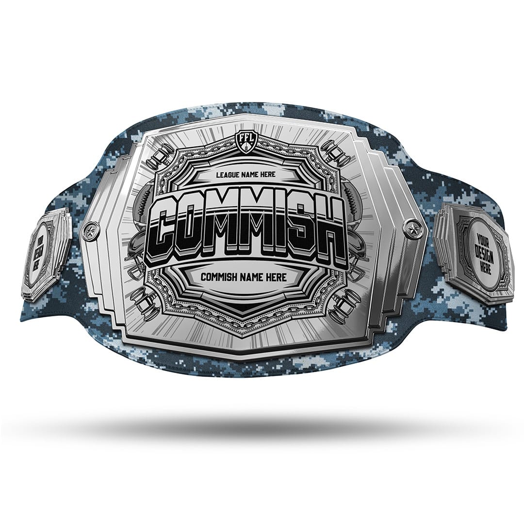 TrophySmack Commish 6lb Fantasy Football Custom Championship Belt