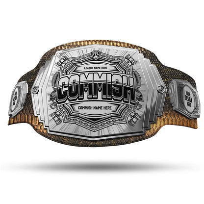 TrophySmack Commish 6lb Fantasy Football Custom Championship Belt