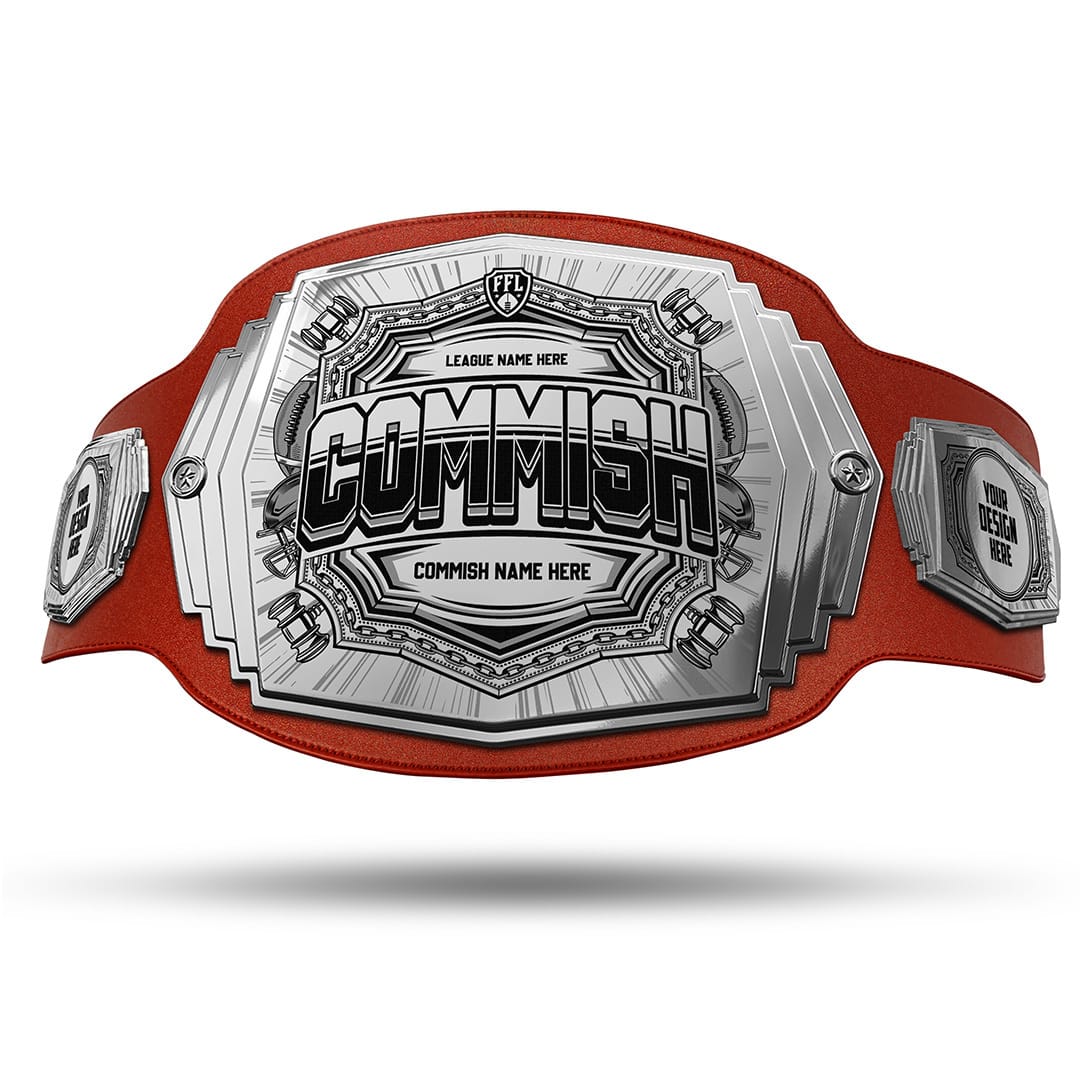 TrophySmack Commish 6lb Fantasy Football Custom Championship Belt
