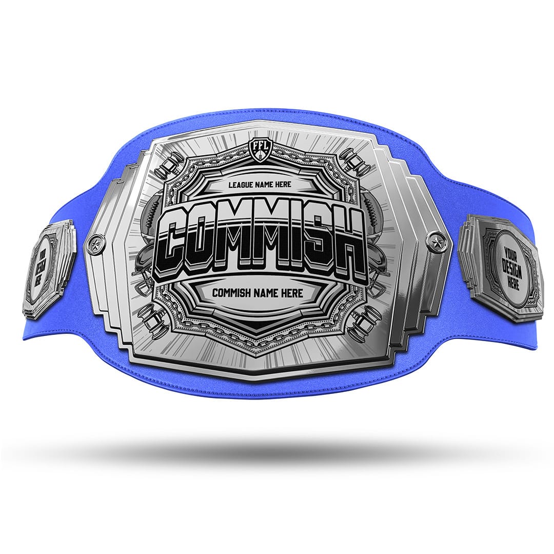 TrophySmack Commish 6lb Fantasy Football Custom Championship Belt
